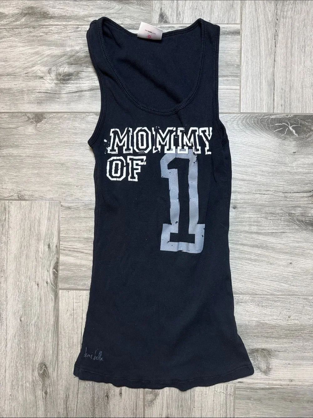 Black “Mommy of 1” tank